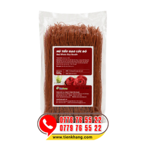 Hủ Tiếu Gạo Lứt Đỏ - Bịch (500gram)